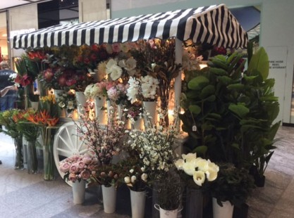 Merchandising Flower Cart