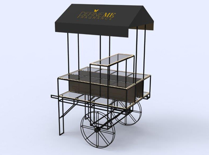 Steel Merchandising Cart