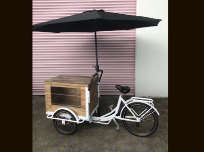 Merchandise Bike Display with Umbrella